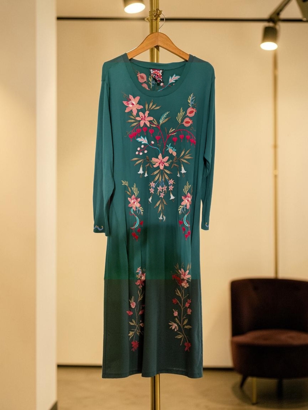 Johnny Was Long Sleeve Dress XXL